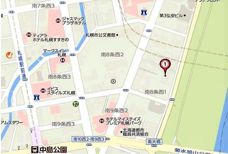 Appartement サービスアパ―トメントsapporo中島公園1Ldk802 Extérieur photo